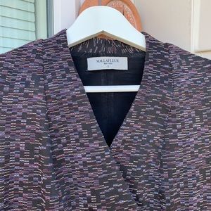 EUC MM LaFleur Felisa dress Sz 6 Dash Jacquard